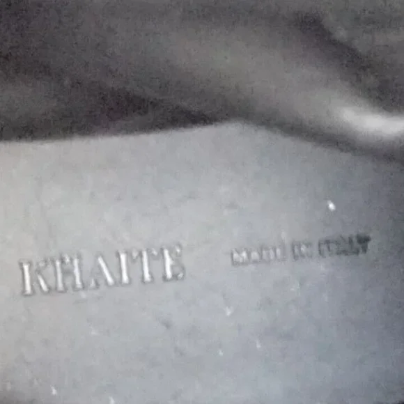 Khaite The Wooster Riding Boots Silver Metallic Leather NWOT - Picture 11 of 15